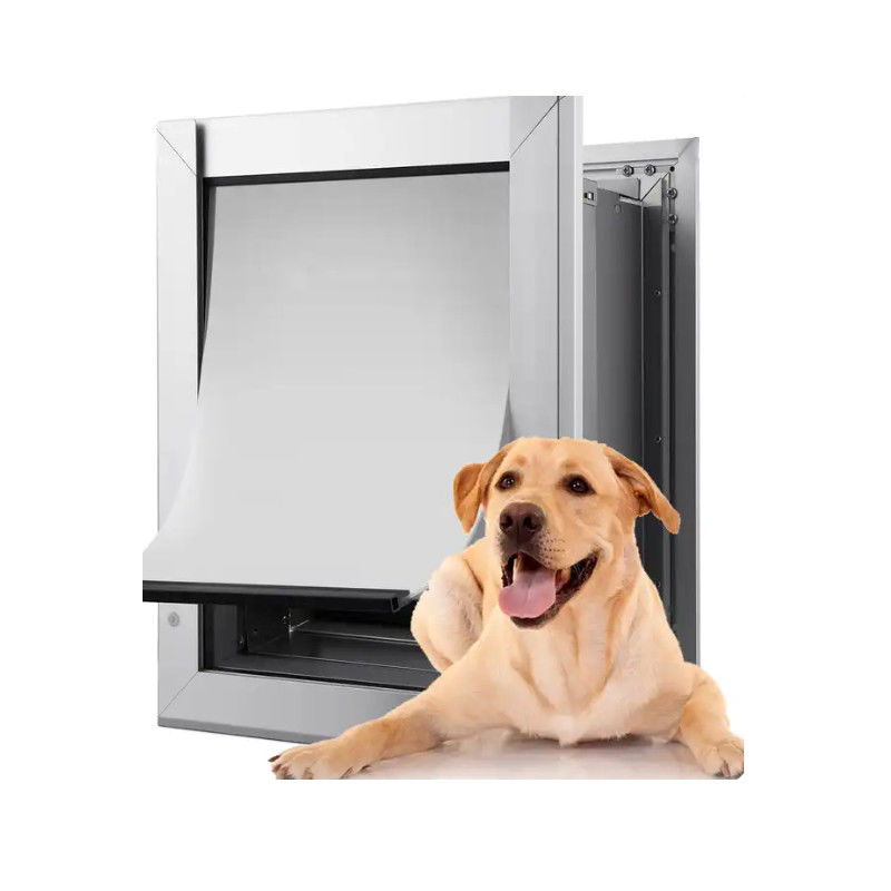 ISO9001 PET Aman Aluminium Pintu PET Pintu Penutupan Empat Cara Kunci Magnetik Anjing