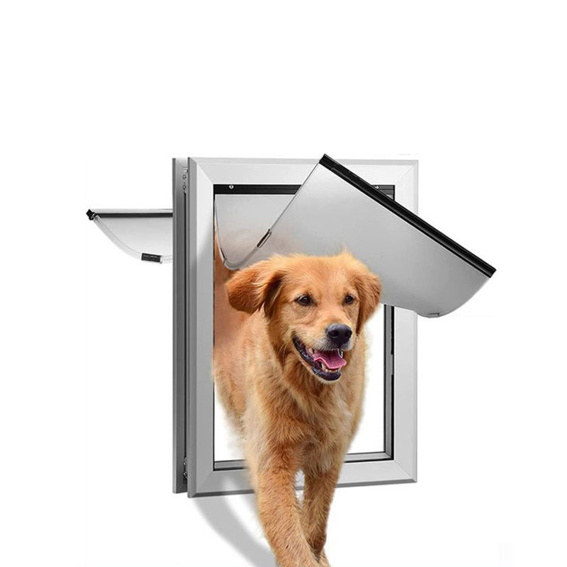 ISO9001 PET Aman Aluminium Pintu PET Pintu Penutupan Empat Cara Kunci Magnetik Anjing