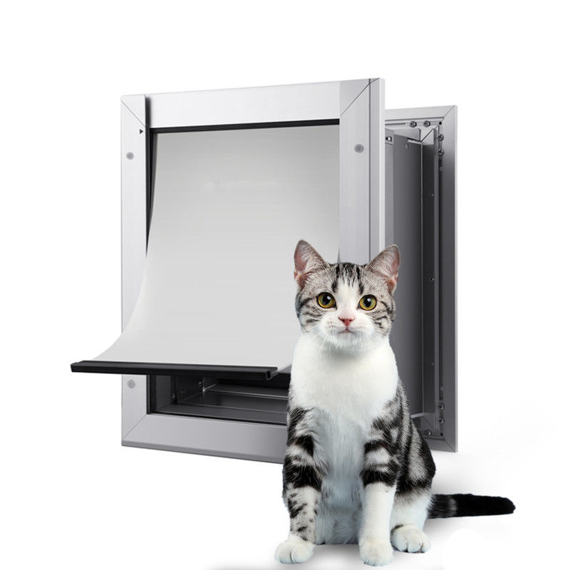 ISO9001 PET Aman Aluminium Pintu PET Pintu Penutupan Empat Cara Kunci Magnetik Anjing