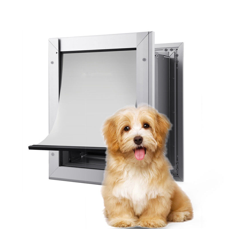 ISO9001 PET Aman Aluminium Pintu PET Pintu Penutupan Empat Cara Kunci Magnetik Anjing