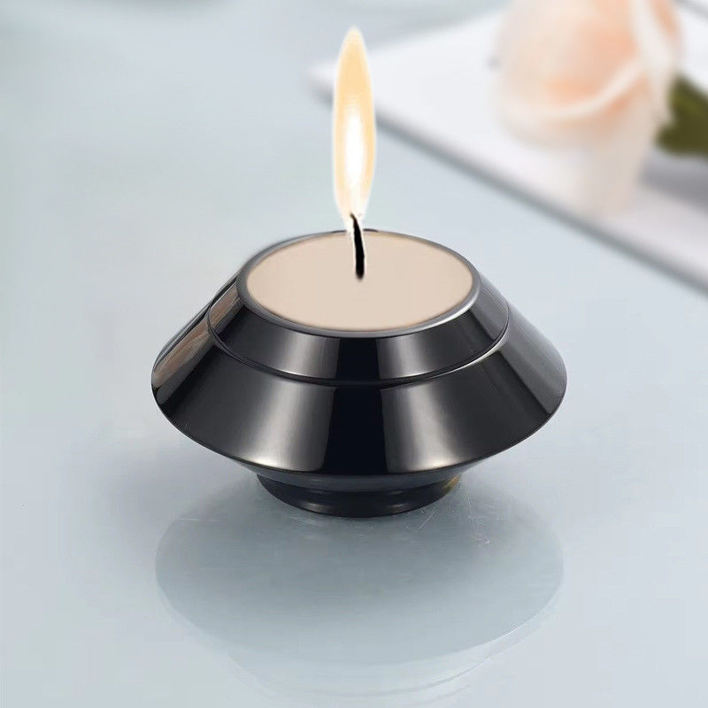 Custom Aluminium CNC Machining Part Cremation Urn Memorial Souvenir Candle Holder Ashes Locket Gratis Logo Ukiran